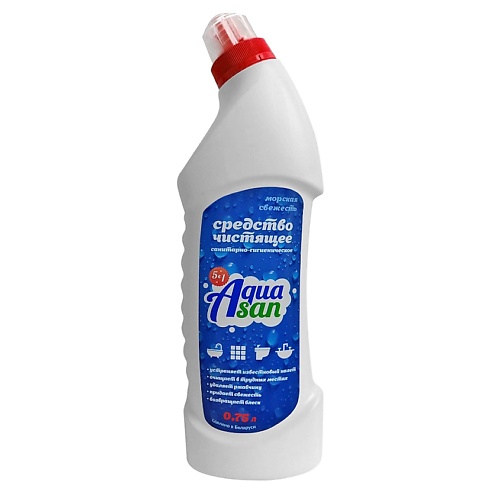 

AQUASAN Средство чистящее 5в1 "Морская свежесть" 750, Средство чистящее 5в1 "Морская свежесть"