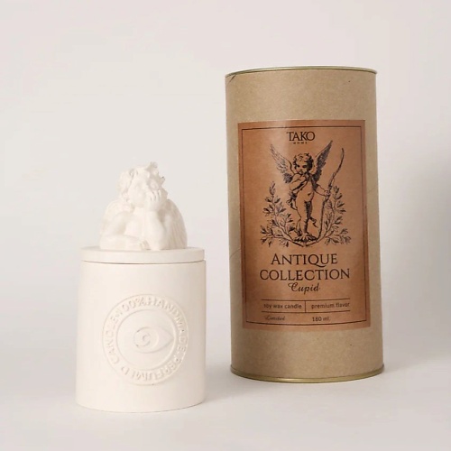 

TA&KO HOME Ароматическая свеча "Купидон" Шалфей и морская соль 180, Ароматическая свеча "Купидон" Шалфей и морская соль