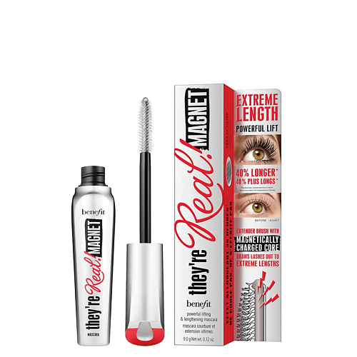 

BENEFIT Удлиняющая тушь They’re Real! Magnet Extreme Lifting & Lengthening 9, Удлиняющая тушь They’re Real! Magnet Extreme Lifting & Lengthening