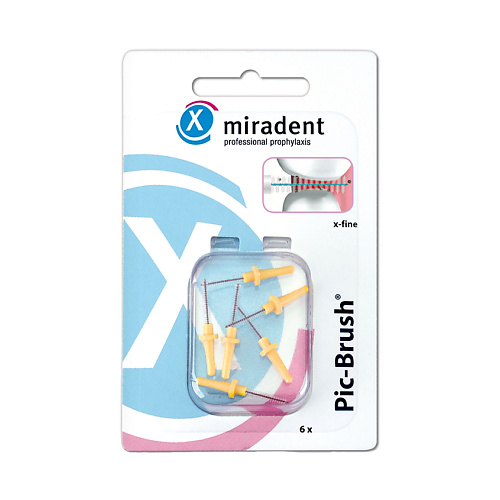 

MIRADENT Запасные межзубные ершики Pic-Brush® для чистки зубов и брекетов, Запасные межзубные ершики Pic-Brush® для чистки зубов и брекетов