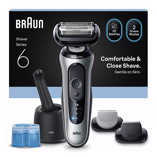 

BRAUN Электробритва Series 6 62-S7650cc, Электробритва Series 6 62-S7650cc