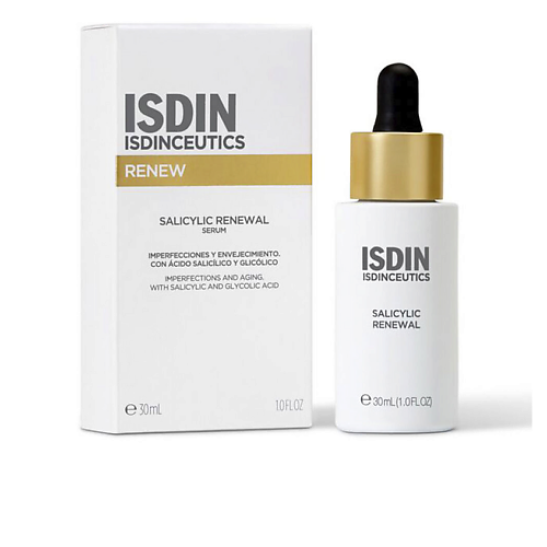 

ISDIN Обновляющая сыворотка для лица Isdinceutics Salicylic Renewal 30, Обновляющая сыворотка для лица Isdinceutics Salicylic Renewal