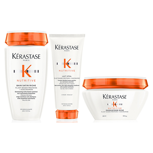 

KERASTASE Питательный набор для сухих волос Nutritive Riche Trio, Питательный набор для сухих волос Nutritive Riche Trio