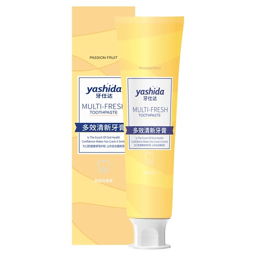 

YASHIDA Зубная паста мультиэффектная освежающая Маракуйя 100, Зубная паста мультиэффектная освежающая Маракуйя