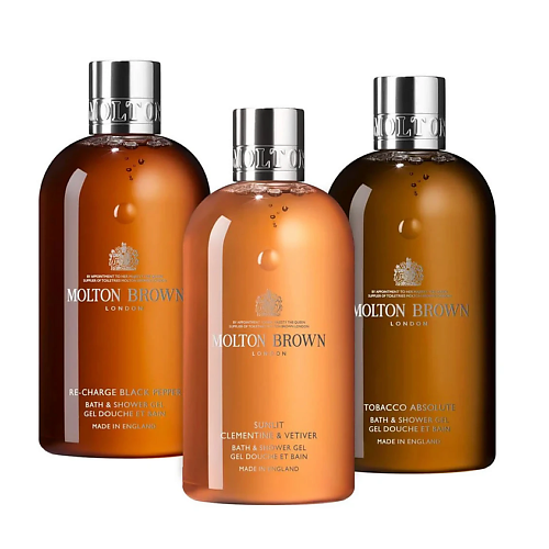 

MOLTON BROWN Набор из трех гелей для душа Trio Citrus Woody 300, Набор из трех гелей для душа Trio Citrus Woody