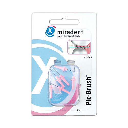 

MIRADENT Запасные межзубные ершики Pic-Brush® для чистки зубов и брекетов, Запасные межзубные ершики Pic-Brush® для чистки зубов и брекетов