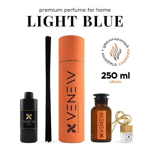 Аромадиффузор VENEW Диффузор ароматизатор для дома парфюм Light blue