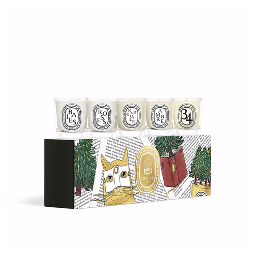 

DIPTYQUE Набор миниатюрных арома свечей Holiday Story 175, Набор миниатюрных арома свечей Holiday Story
