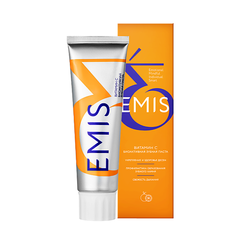 

EMIS Биоактивная зубная паста Витамин С 80, Биоактивная зубная паста Витамин С