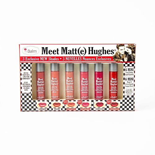 

THEBALM Набор матовых жидких помад Meet Matt(e) Hughes Vol. 14, Набор матовых жидких помад Meet Matt(e) Hughes Vol. 14