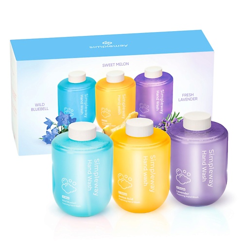 

SIMPLEWAY Сменное жидкое пена мыло для сенсорного дозатора: Дыня, Лаванда, Дикие цветы 900, Сменное жидкое пена мыло для сенсорного дозатора: Дыня, Лаванда, Дикие цветы