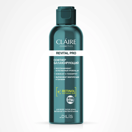

CLAIRE BY DILIS Тоник софтнер для лица балансирующий REVITAL PRO 200, Тоник софтнер для лица балансирующий REVITAL PRO