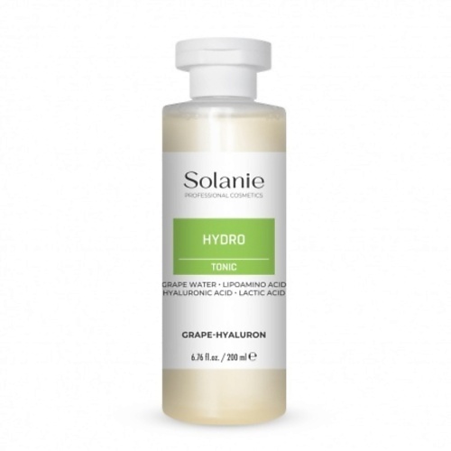 Тоник для лица SOLANIE Антиоксидантный тонизирующий лосьон, линия Grape-Hyaluron