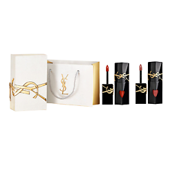 Набор из двух глянцевых помад YSL The Inks Vinyl Cream Liquid Lipstick