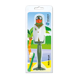 Детская зубная щетка с защитным футляром Попугайчик Kid's Brush Parrot
