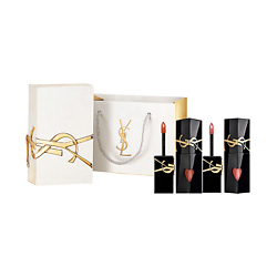 Набор из двух глянцевых помад YSL The Inks Vinyl Cream Liquid Lipstick