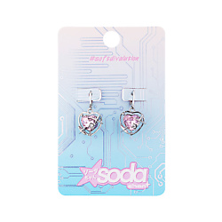 Chan Серьги Pink Heart #softdivalution