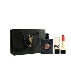 Миниатюра парфюмерной воды Black Opium+ Помада Rouge Pur Couture
