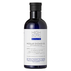 Мицеллярный гель для душа с натуральным экстрактом голубики Body Line Micellar Shower Gel