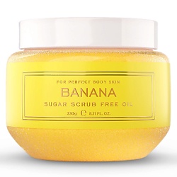 Скраб для тела сахарный без масла "Banana"