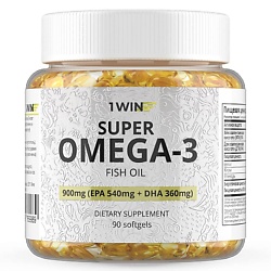 Витамины Омега 3 в капсулах, рыбий жир Dietary Supplement Omega 3, fish oil