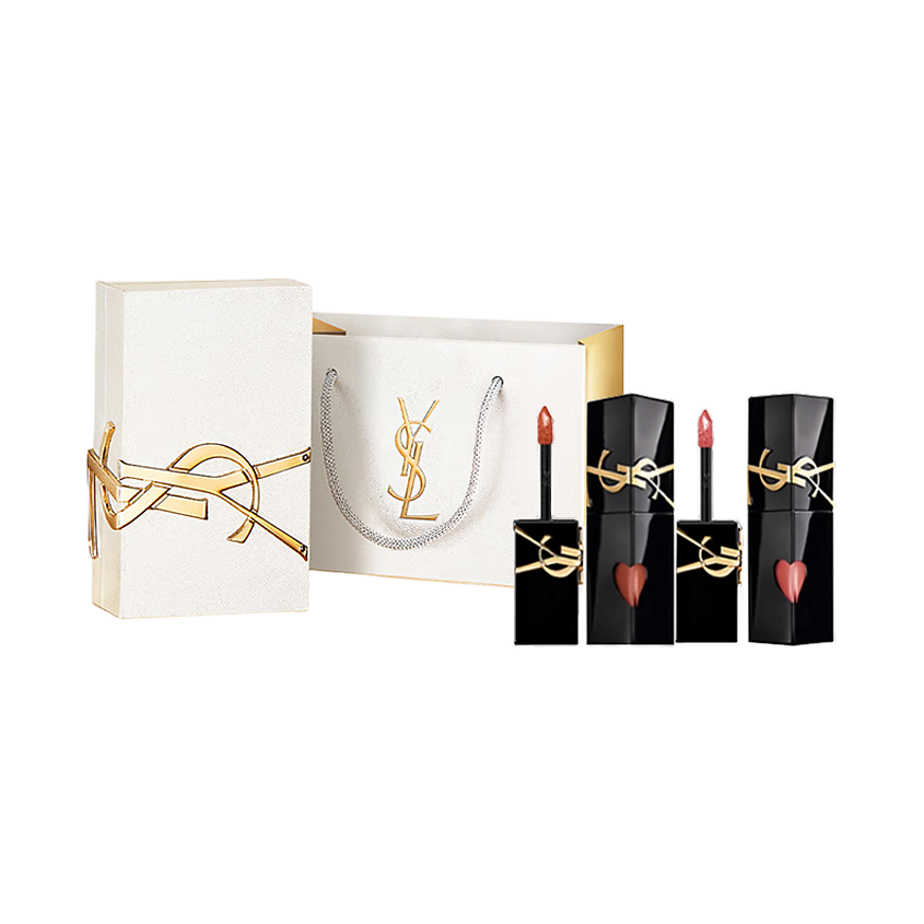 YVES SAINT LAURENT Набор из двух глянцевых помад YSL The Inks