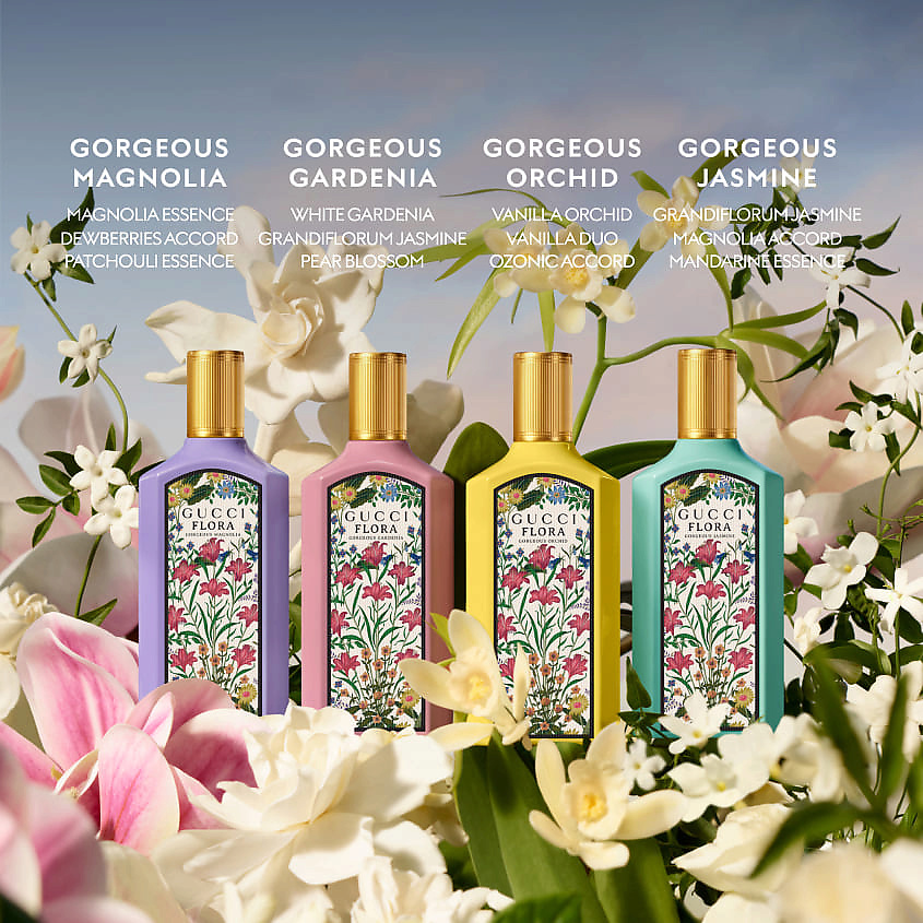 GUCCI Flora Gorgeous Jasmine, Парфюмерная вода, спрей 30 мл – фото 6