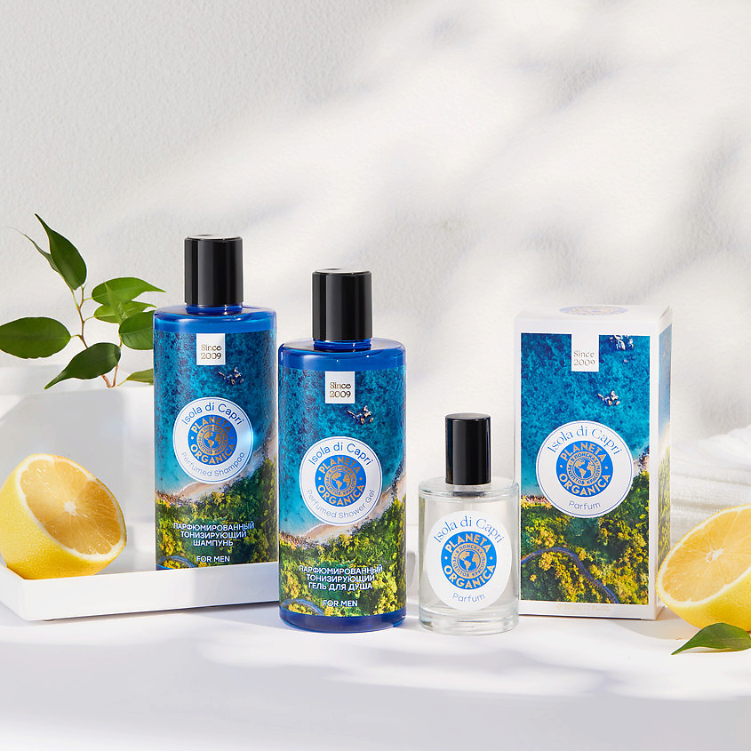PLANETA ORGANICA Гель для душа Isola di Capri Perfumed Shower Gel for Men – фото 5
