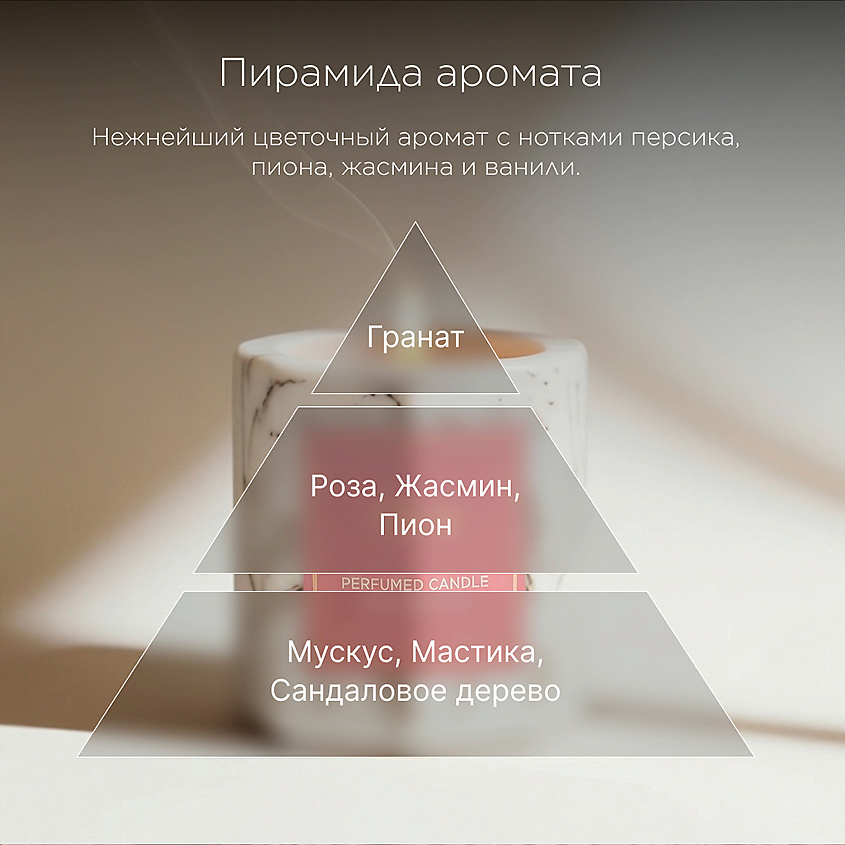 MEA Мраморная парфюмированная свеча "Изнеженная Афродита" – фото 3