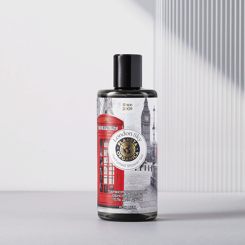 PLANETA ORGANICA Гель для душа London Sky Perfumed Shower Gel for Men – фото 3