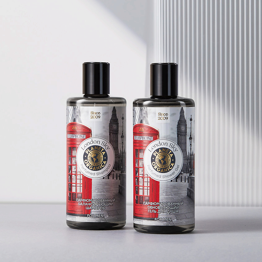 PLANETA ORGANICA Гель для душа London Sky Perfumed Shower Gel for Men – фото 5