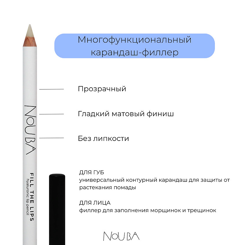 NOUBA Карандаш-филлер для губ Fill The Lips – фото 4