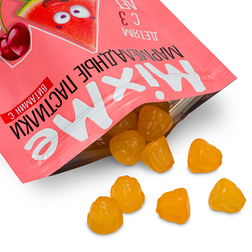 MIXME Витамин С мармелад со вкусом ягодный микс (вишня, смородина, арбуз) – фото 3