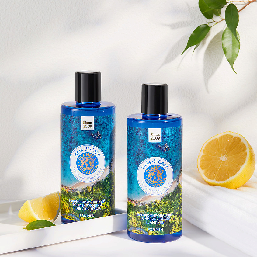 PLANETA ORGANICA Гель для душа Isola di Capri Perfumed Shower Gel for Men – фото 3