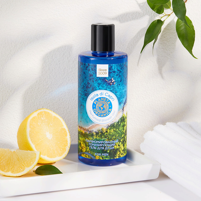 PLANETA ORGANICA Гель для душа Isola di Capri Perfumed Shower Gel for Men – фото 4