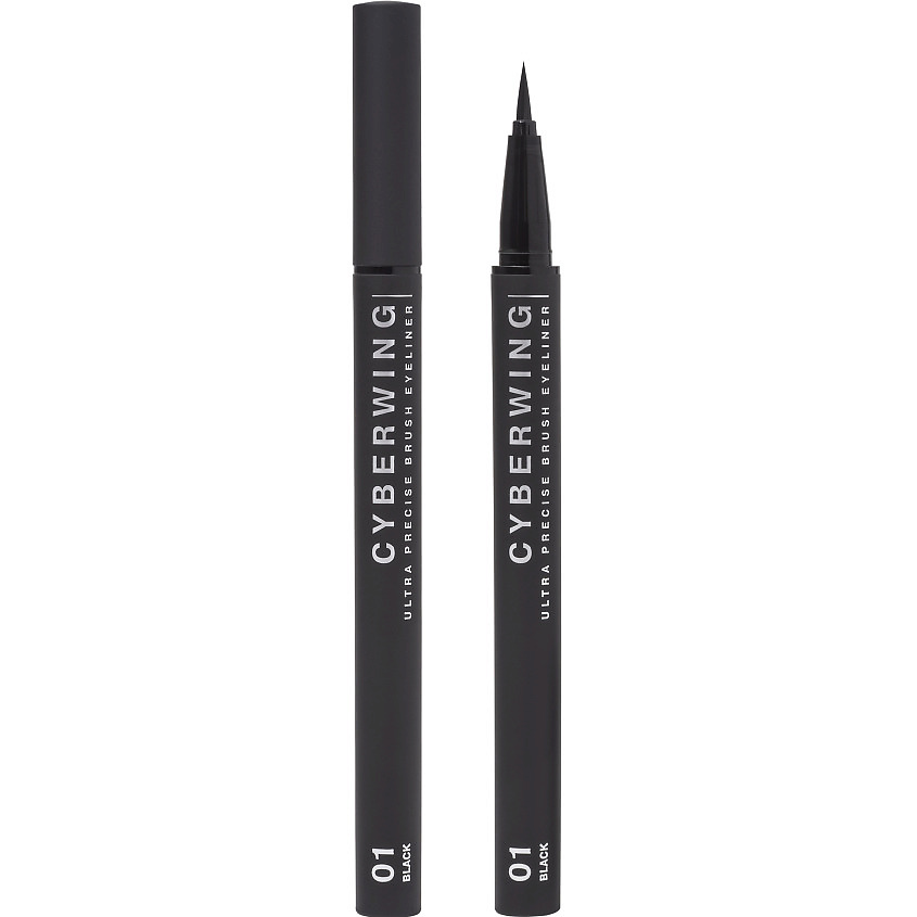 Influence Beauty Подводка для глаз с ультратонкой кистью Cyberwing – фото 10