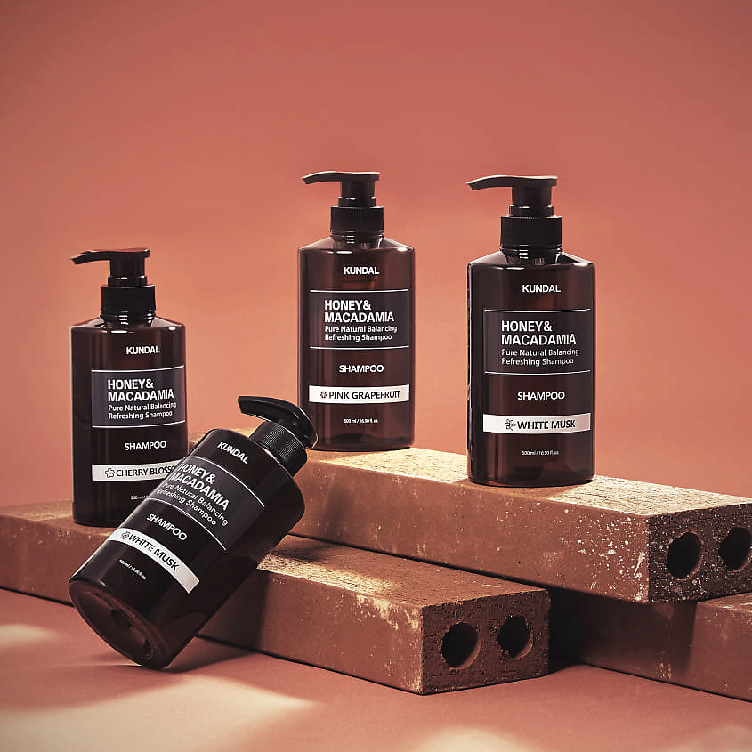 KUNDAL Шампунь для волос Белый мускус Honey & Macadamia Shampoo, 100 мл – фото 5