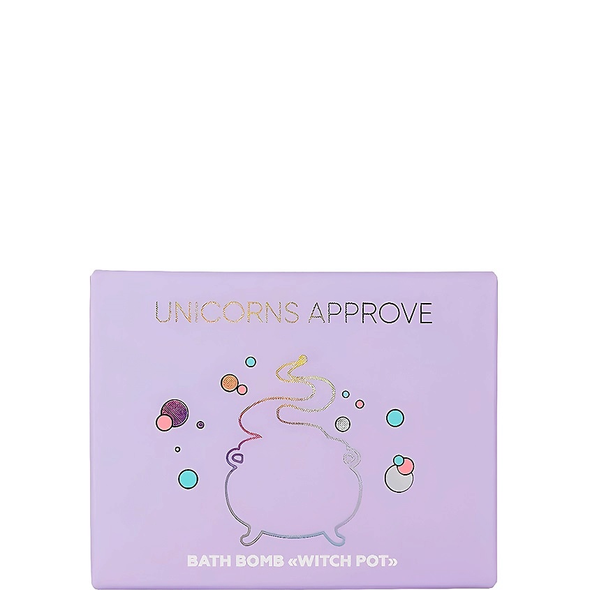 Изображение товара Бомбочка для ванны UNICORNS APPROVE WITCH POT 120 г магия и аромат для расслабления Изображение товара Бомбочка для ванны UNICORNS APPROVE WITCH POT 120 г магия и аромат для расслабления