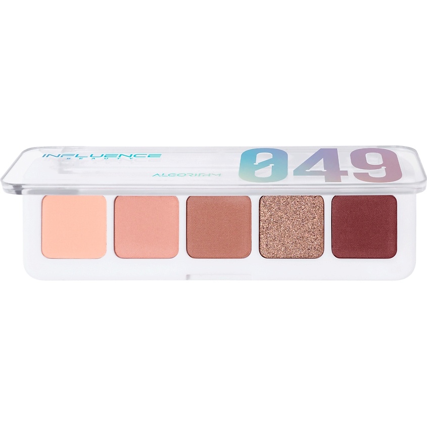 Изображение товара INFLUENCE BEAUTY Палетка теней COLOR ALGORITHM 049 из 5 оттенков, shade 02, 5 г