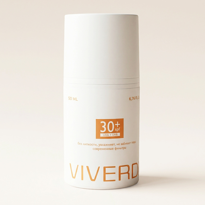 Изображение товара ВИВЕРДИ Крем для лица SPF 30+ увлажняющий солнцезащитный для всей кожи Изображение товара ВИВЕРДИ Крем для лица SPF 30+ увлажняющий солнцезащитный для всей кожи