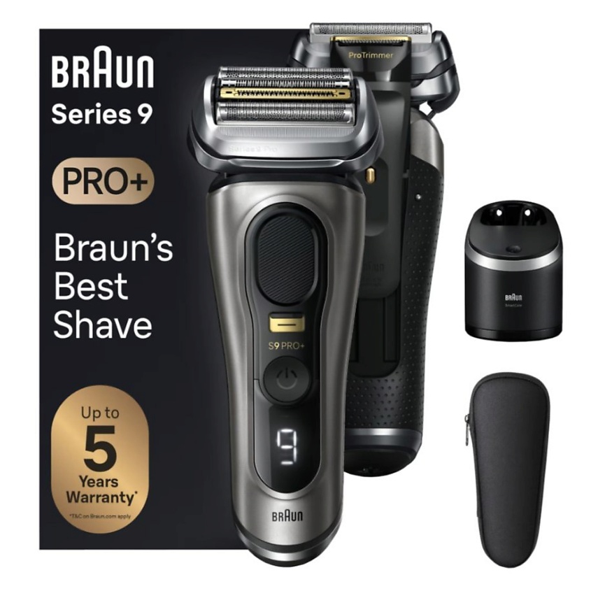 Изображение товара BRAUN Электробритва Series 9 Pro+ 9565cc, Цвет: серебряный, черный