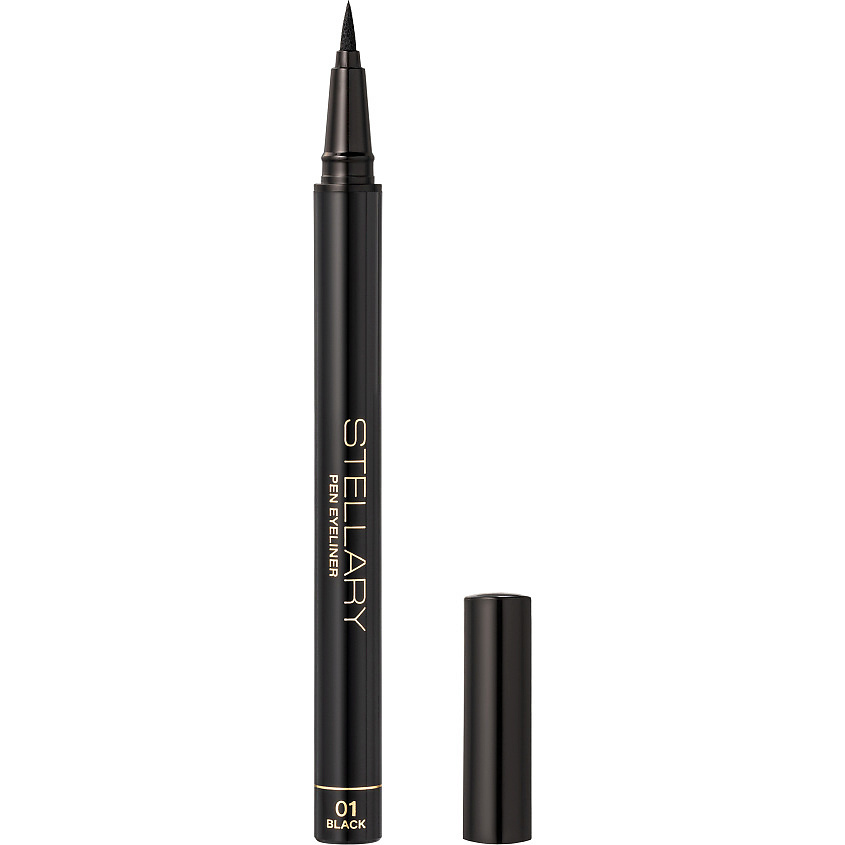 Изображение товара STELLARY Подводка для глаз Eyeliner Pen, тон 01 Чёрный, 0,6 мл