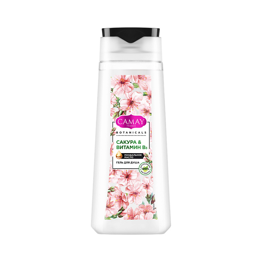 Изображение товара CAMAY BOTANICALS гель для душа Японская сакура, 250 мл
