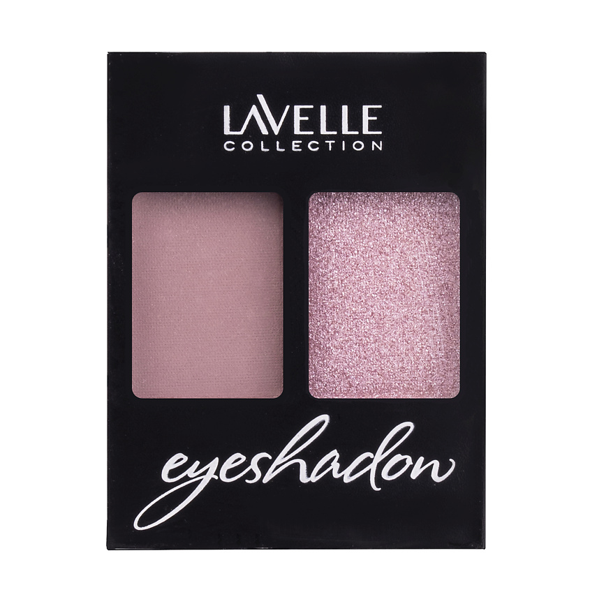 Изображение товара Dвуцветные тени для век LAVELLE COLLECTION тон 04 бледно-розовый/розовый шиммер
