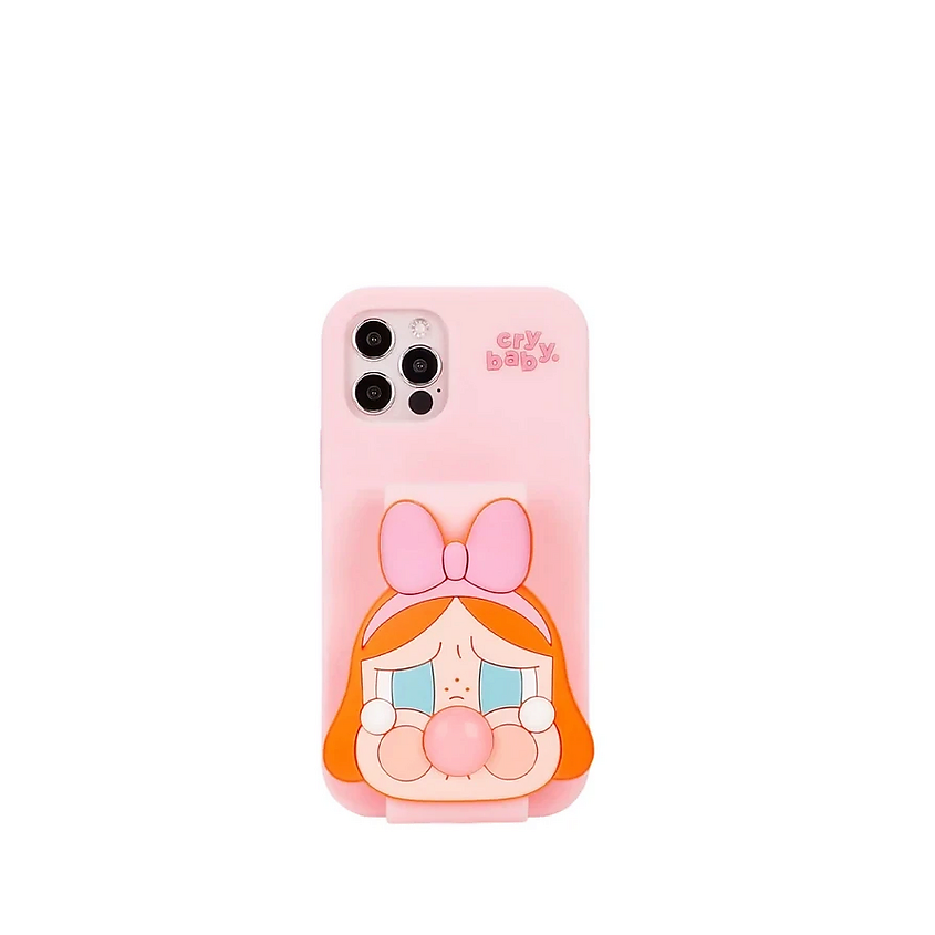 Изображение товара POP MART Чехол для Apple iPhone 13 Pro POP NOW Crybaby Crying Parade Series, Цвет: Розовый