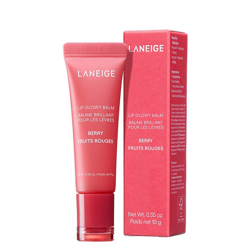 Изображение товара LANEIGE Бальзам-блеск для губ Lip Glowy Balm, Berry