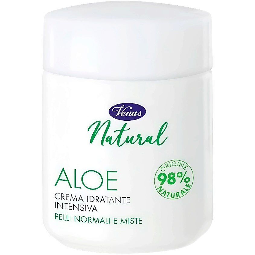 Изображение товара VENUS Крем для лица с алоэ вера Natural 50 мл увлажнение и сияние