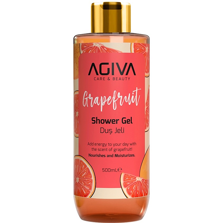 Изображение товара AGIVA BEAUTY Гель для душа Грейпфрутовый 500 мл для всех типов кожи