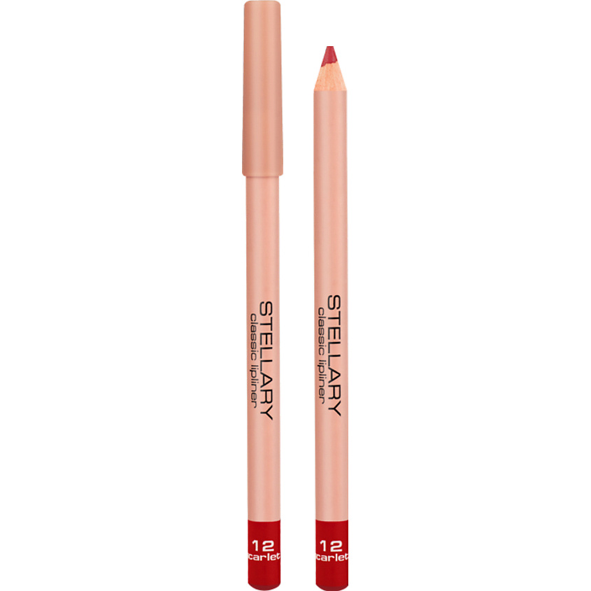 Изображение товара STELLARY Карандаш для губ Lipliner, № 12 Scarlet, 1,35 г