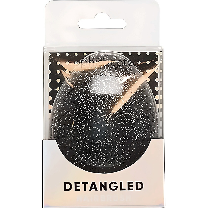 Изображение товара Щётка для волос SOPHISTICATED EGG BLACK GLITTER стильная для женского ухода